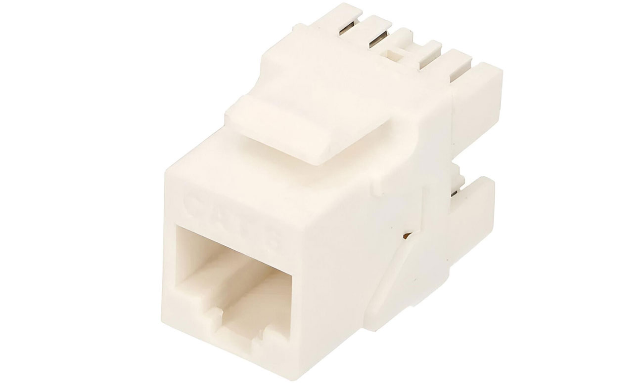 ExtraLink Moduł keystone port RJ45 UTP 6 (biała)