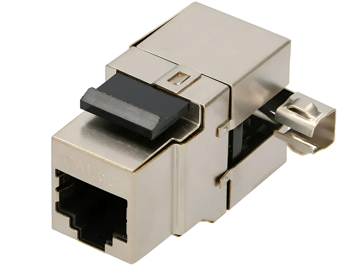 ExtraLink Moduł keystone port RJ45 STP 5e (srebrna)