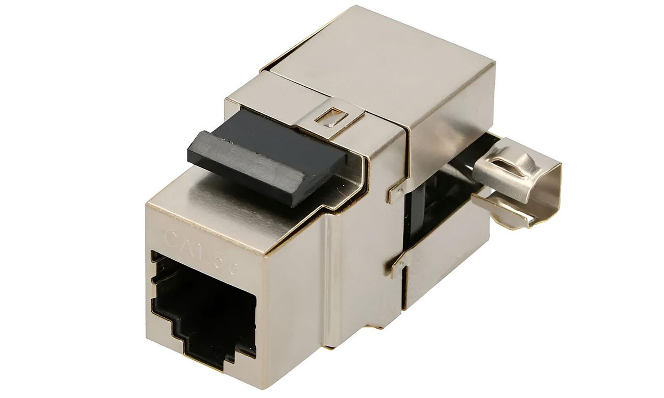 ExtraLink Moduł keystone port RJ45 STP 5e (srebrna)