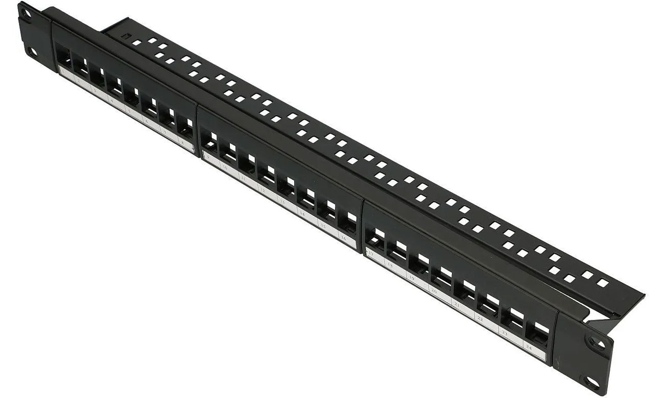 ExtraLink Patchpanel 24p 19'' 1U UTP modularny