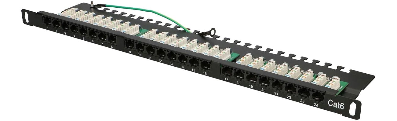 ExtraLink patchpanel 24p 19'' 0,5U UTP 6