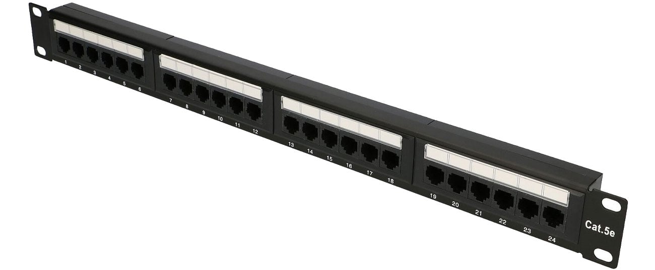 ExtraLink Patchpanel 24p 19'' 1U UTP 5e