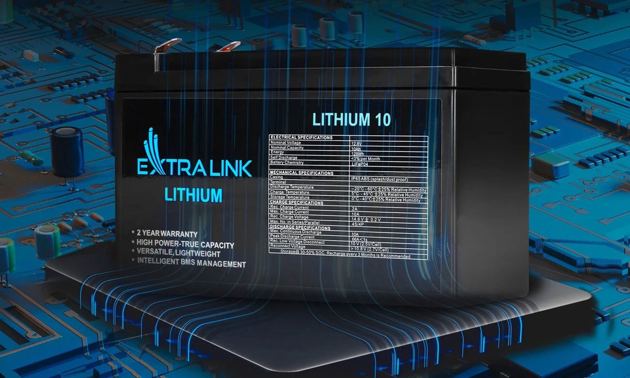 ExtraLink LiFePO4 10 Ah technologia