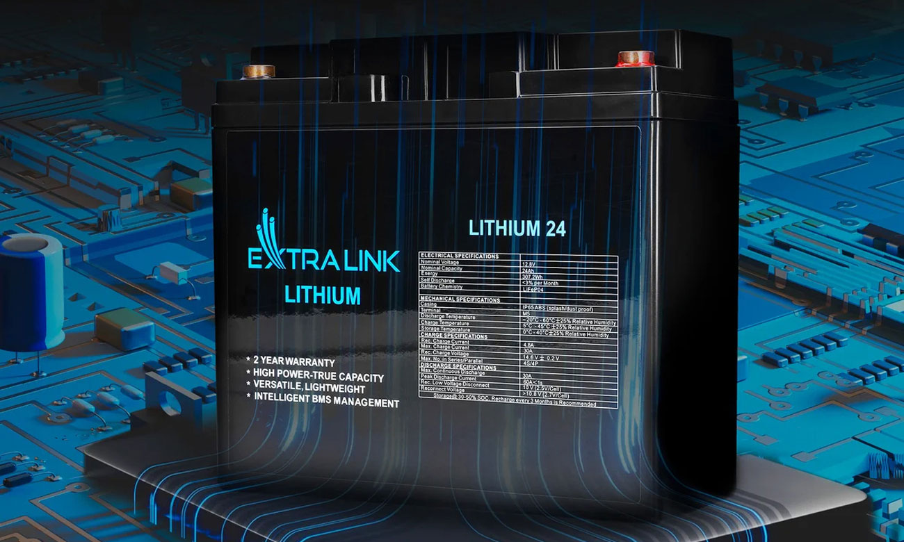 ExtraLink LiFePO4 24 Ah technologia