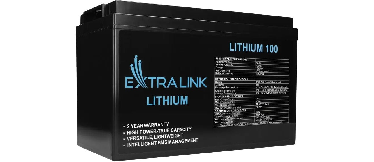Akumulator ExtraLink LiFePO4 100 Ah