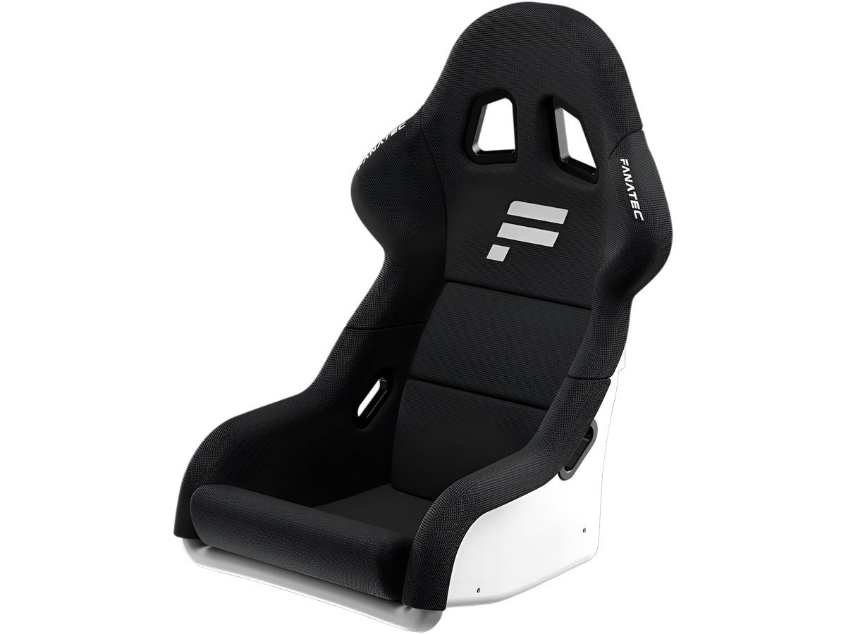 FANATEC Clubsport Cockpit (Seat Only) White Shell / Charcoal Cover