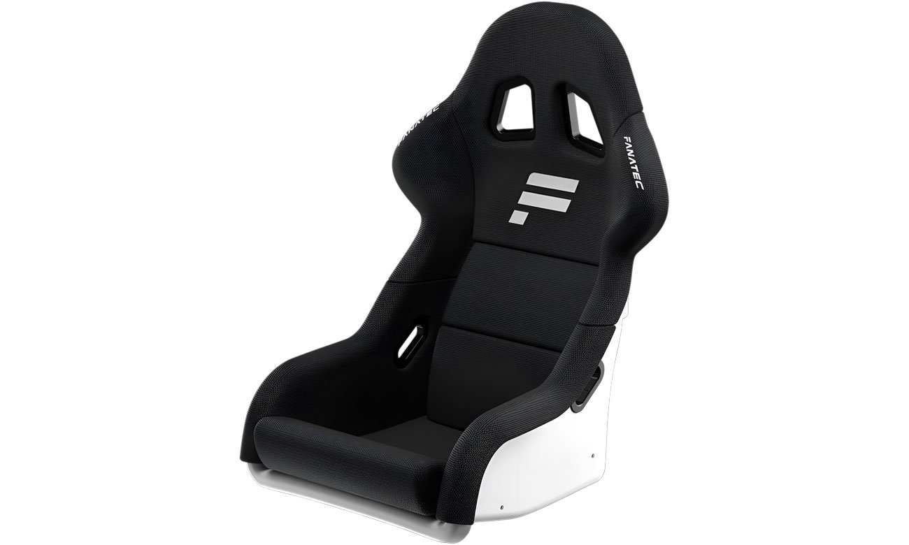 FANATEC Clubsport Cockpit (Seat Only) White Shell / Charcoal Cover
