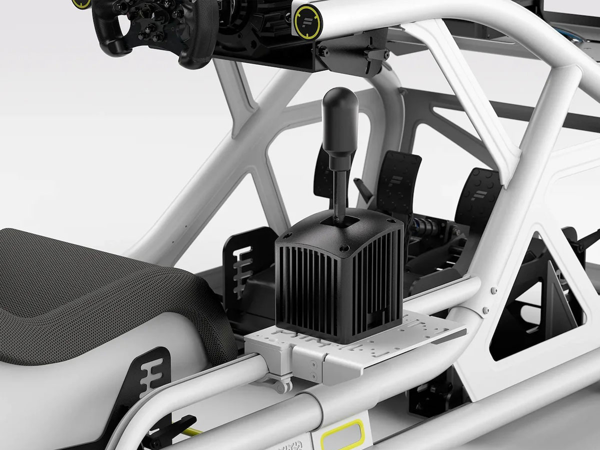 Fanatec GT Cockpit Shifter Mount Right Side White - Grafika lifestyle