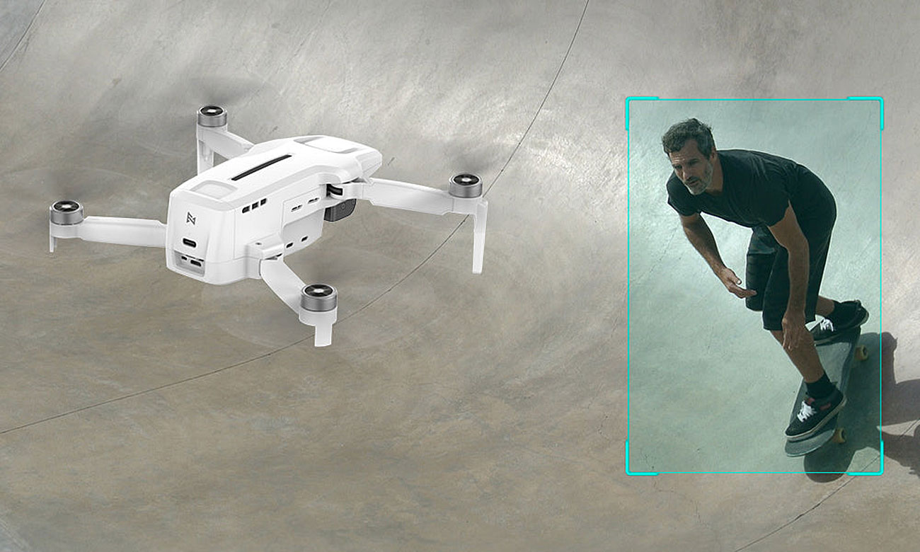 FIMI X8 Mini Pro V2 tryb śledzenia