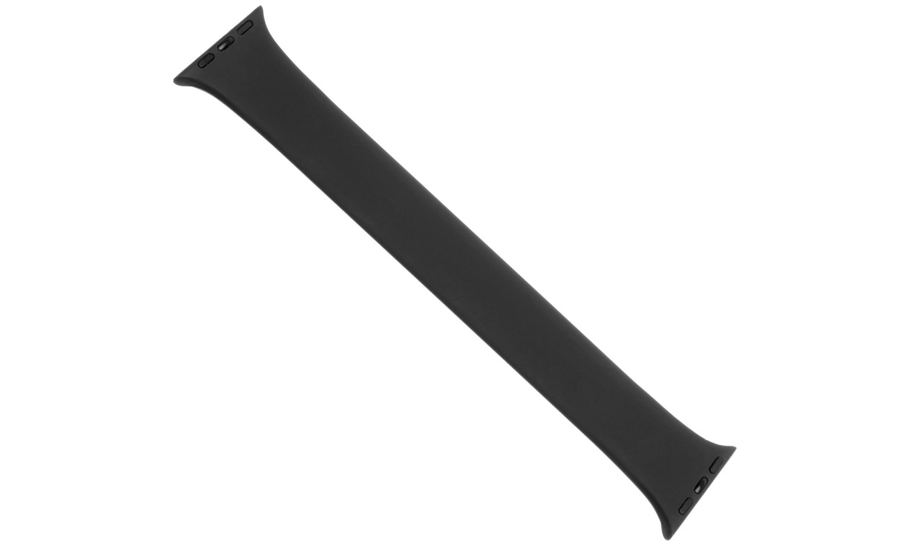 Pasek FIXED Elastic Silicone Strap do Apple Watch Rozmiar L Black - Widok ogólny