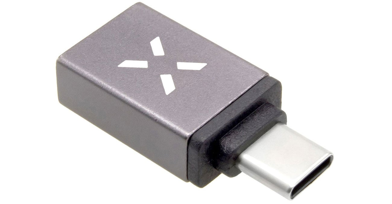 Adapter USB-A do USB-C szary