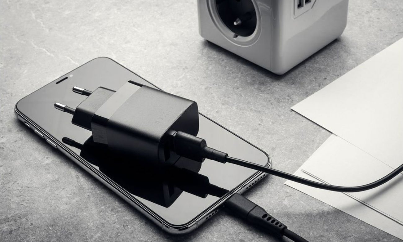 FIXED Ładowarka sieciowa 17W 2xUSB-A czarny