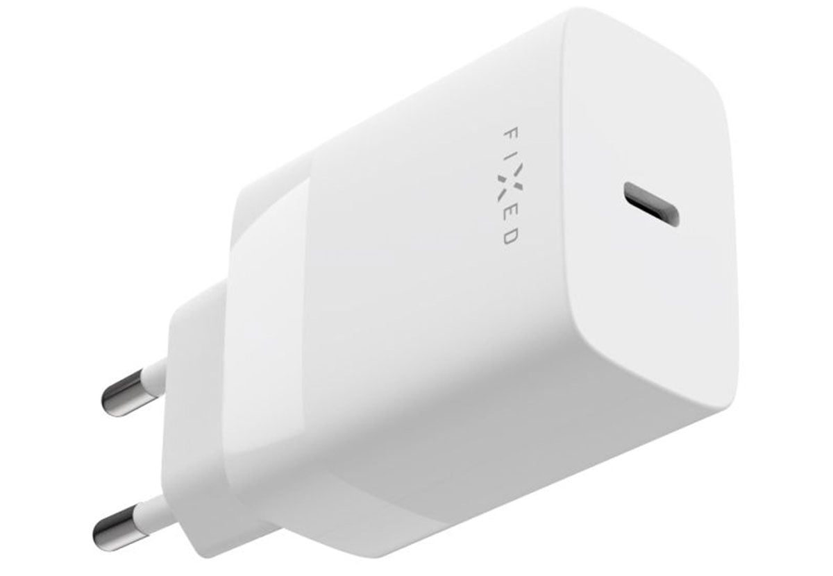 FIXED Ładowarka sieciowa 230W 1xUSB-A + kabel USB-C 1m biały