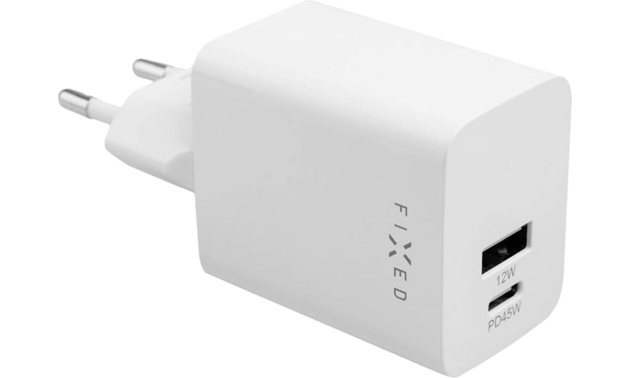 FIXED ładowarka sieciowa 45 W USB-C, USB-A