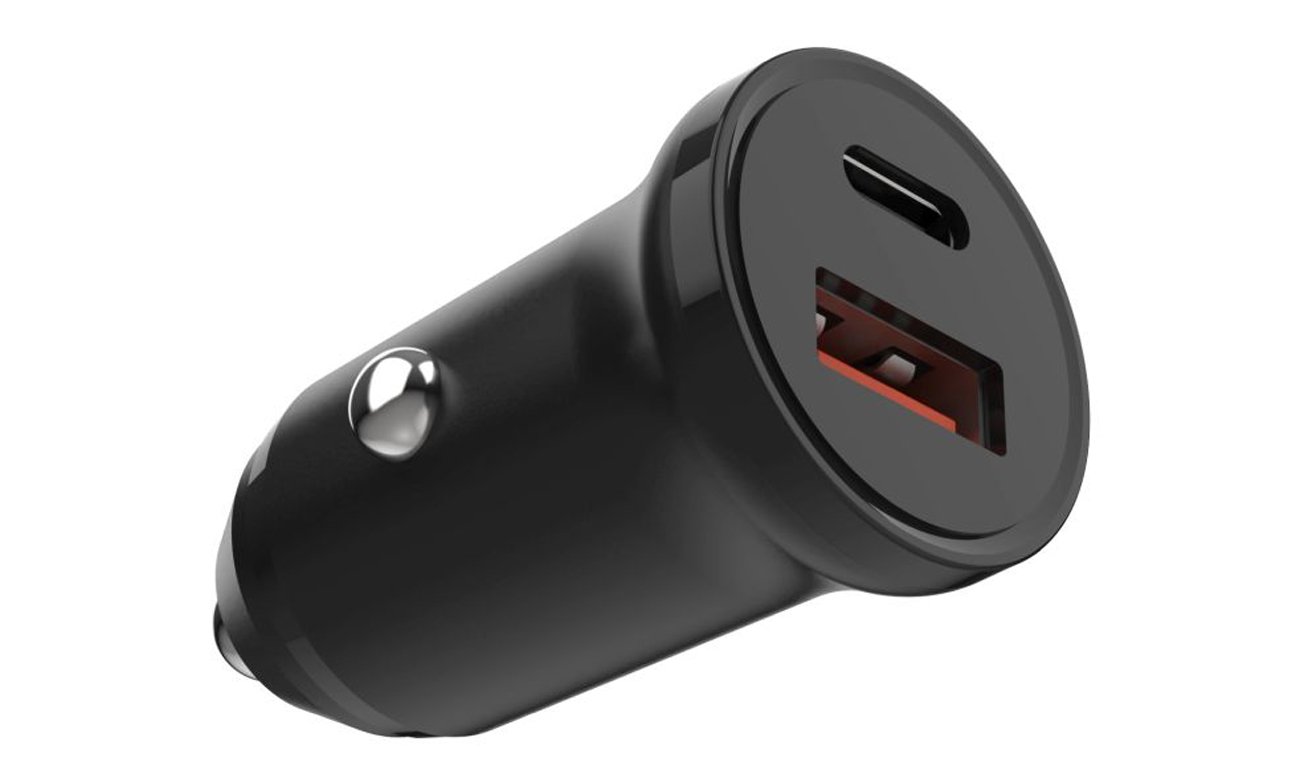Ładowarka samochodowa FIXED USB-C/USB Car Charger 20 W czarny