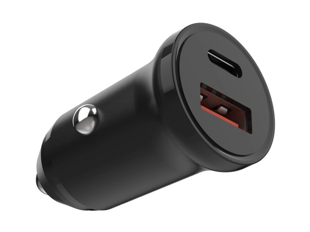 Ładowarka samochodowa FIXED USB-C/USB Car Charger 20 W czarny