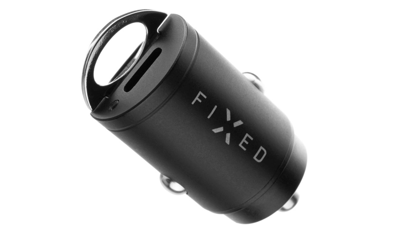 Auto-Ladegerät FIXED Dual USB-C Car Charger 30 W Schwarz