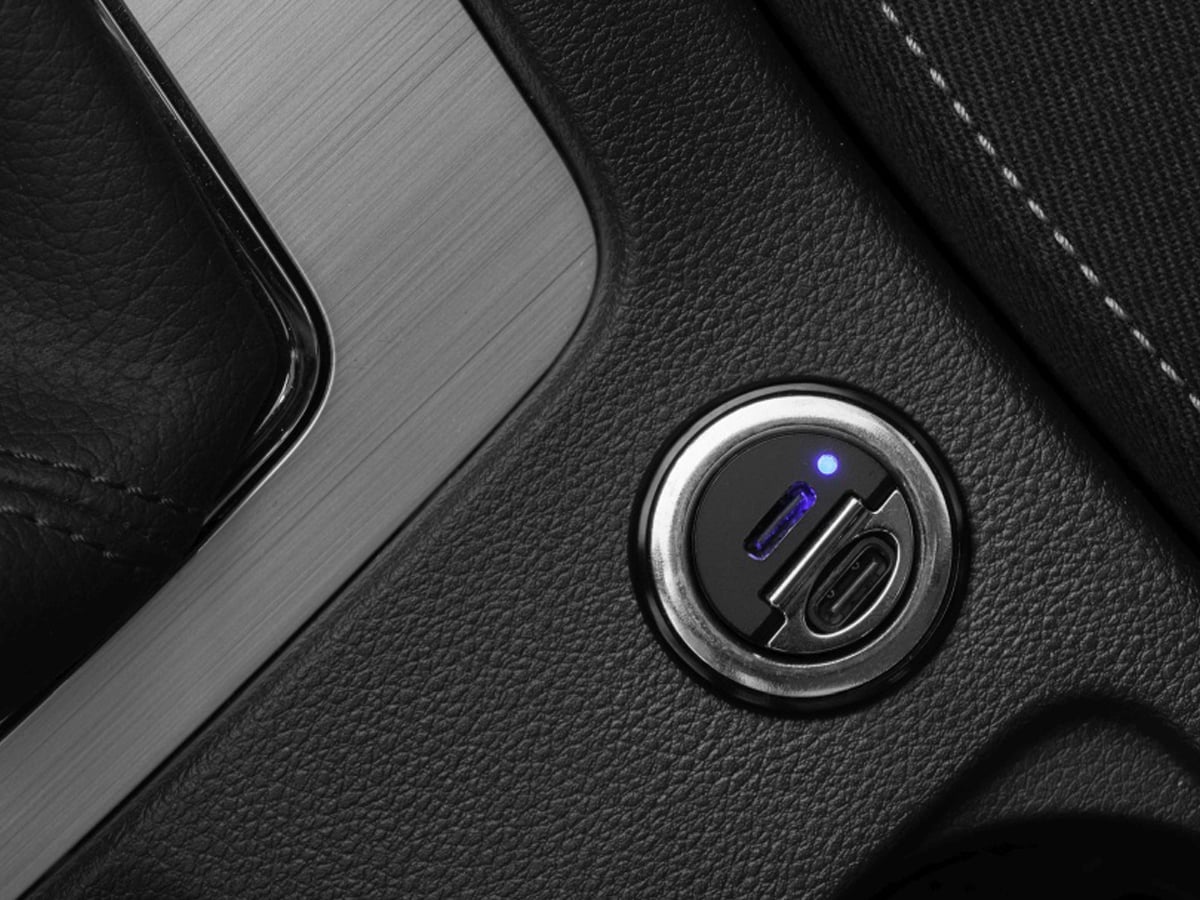 Ładowarka samochodowa FIXED Dual USB-C Car Charger 30 W czarny