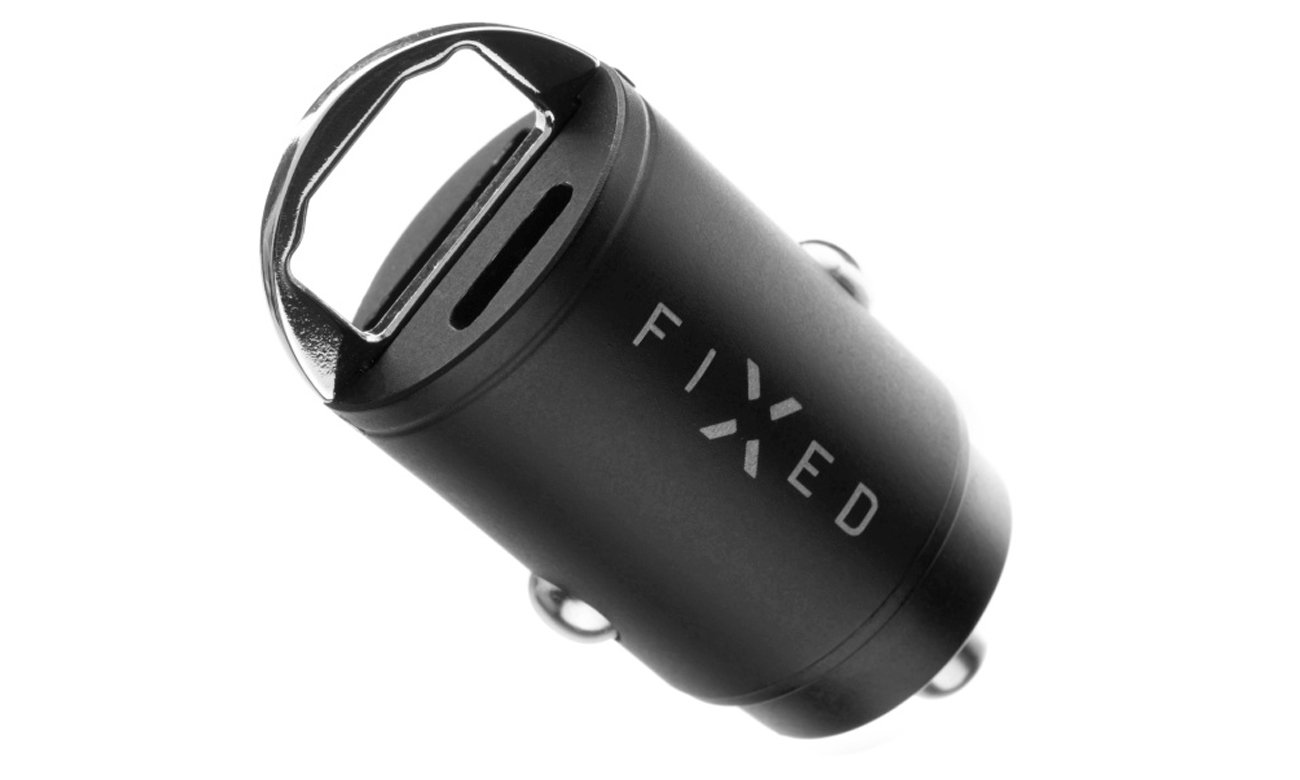 Auto-Ladegerät FIXED USB-C/USB Car Charger 30W Schwarz