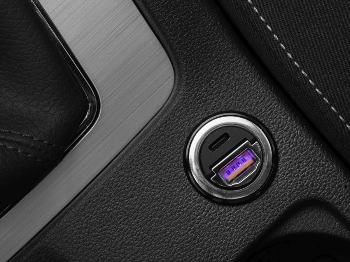 Ładowarka samochodowa FIXED USB-C/USB Car Charger 30W czarny