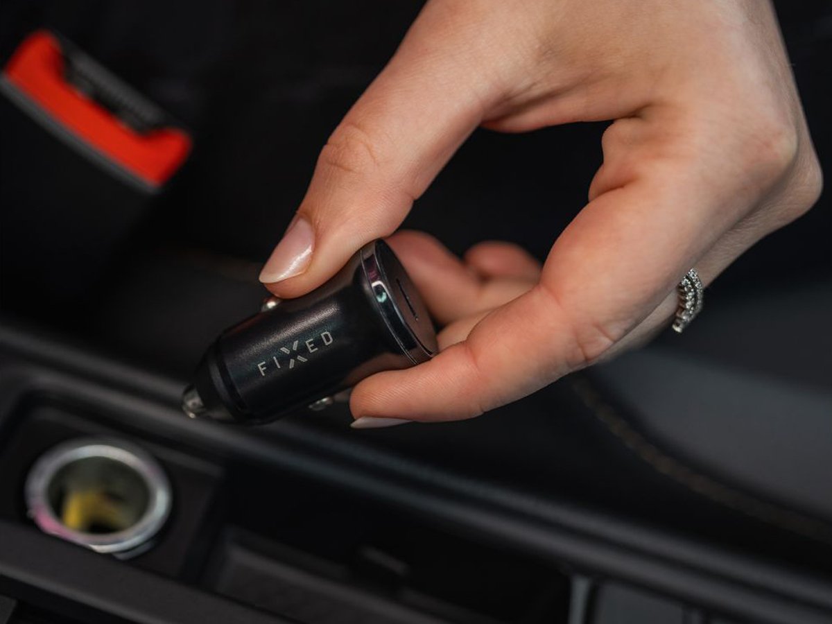 Ładowarka Fixed samochodowa USB-C Car Charger 30 W czarny