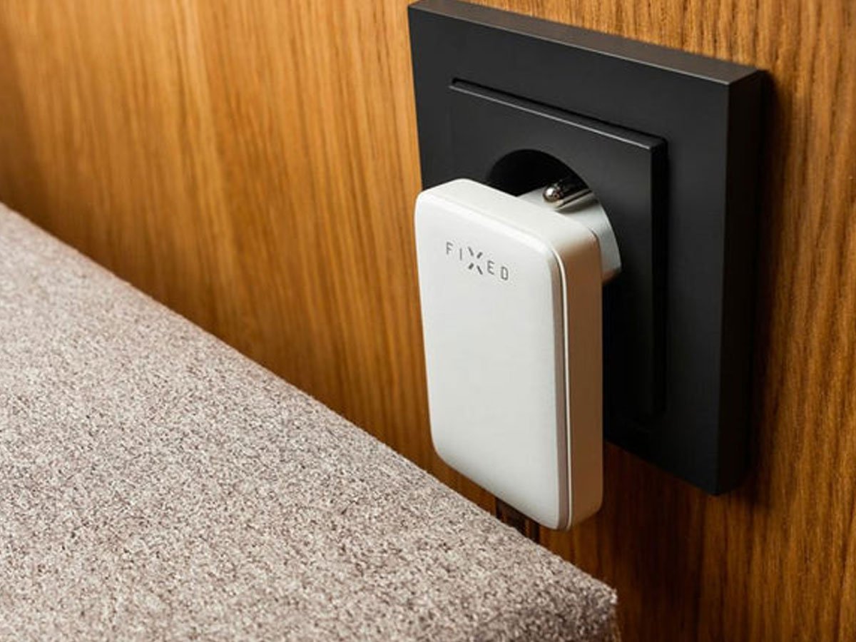 FIXED Płaska Ładowarka Sieciowa Slim Travel GaN 30W 1xUSB-C PD