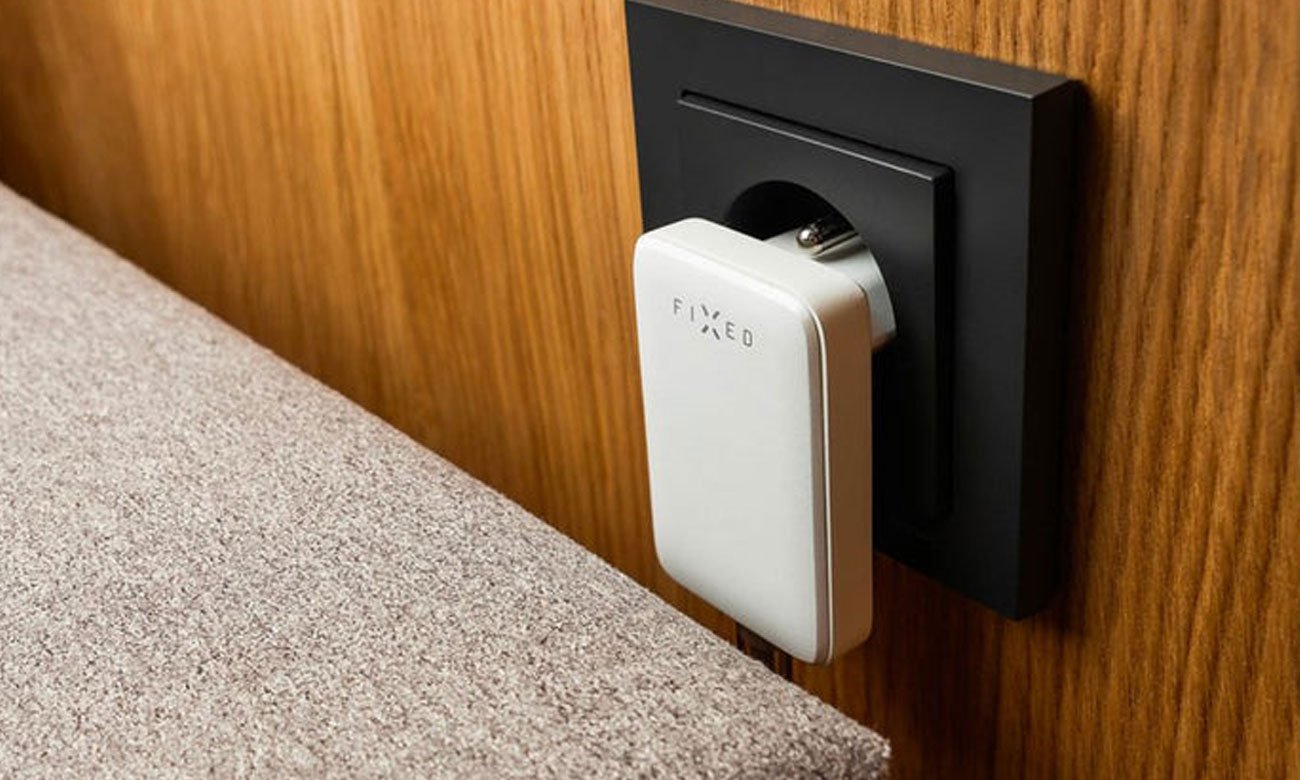 FIXED Płaska Ładowarka Sieciowa Slim Travel GaN 30W 1xUSB-C PD