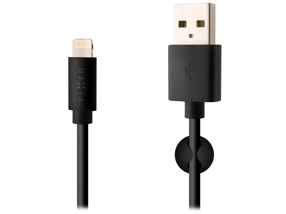 Kabel FIXED USB/Lightning 1m schwarz