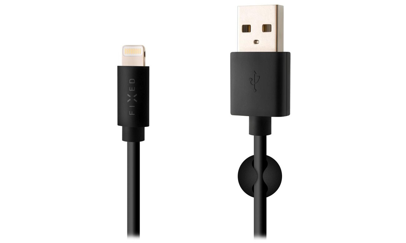 Kabel FIXED USB/Lightning 1m schwarz