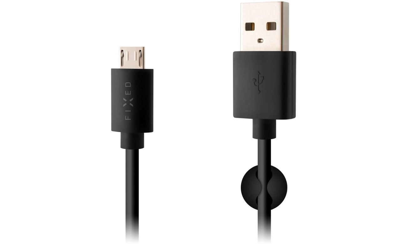 FIXED kabel USB-A/micro-USB 1 m czarny