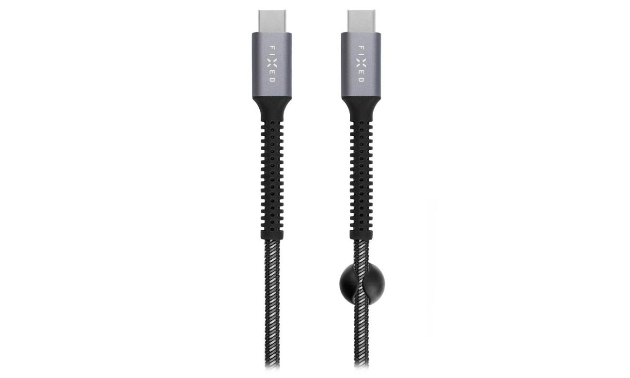 FIXED Armor USB-C/USB-C-Kabel 2 m 240 W grau