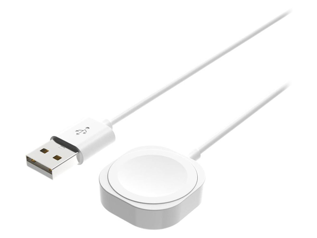 FIXED USB-A Charging Cable do Apple Watch white