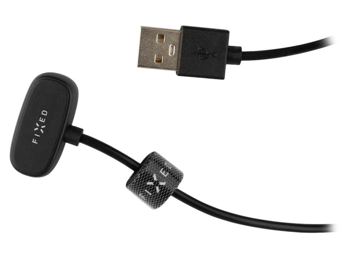 FIXED USB-A Charging Cable do Amazfit GTR 2 / GTS 2 black