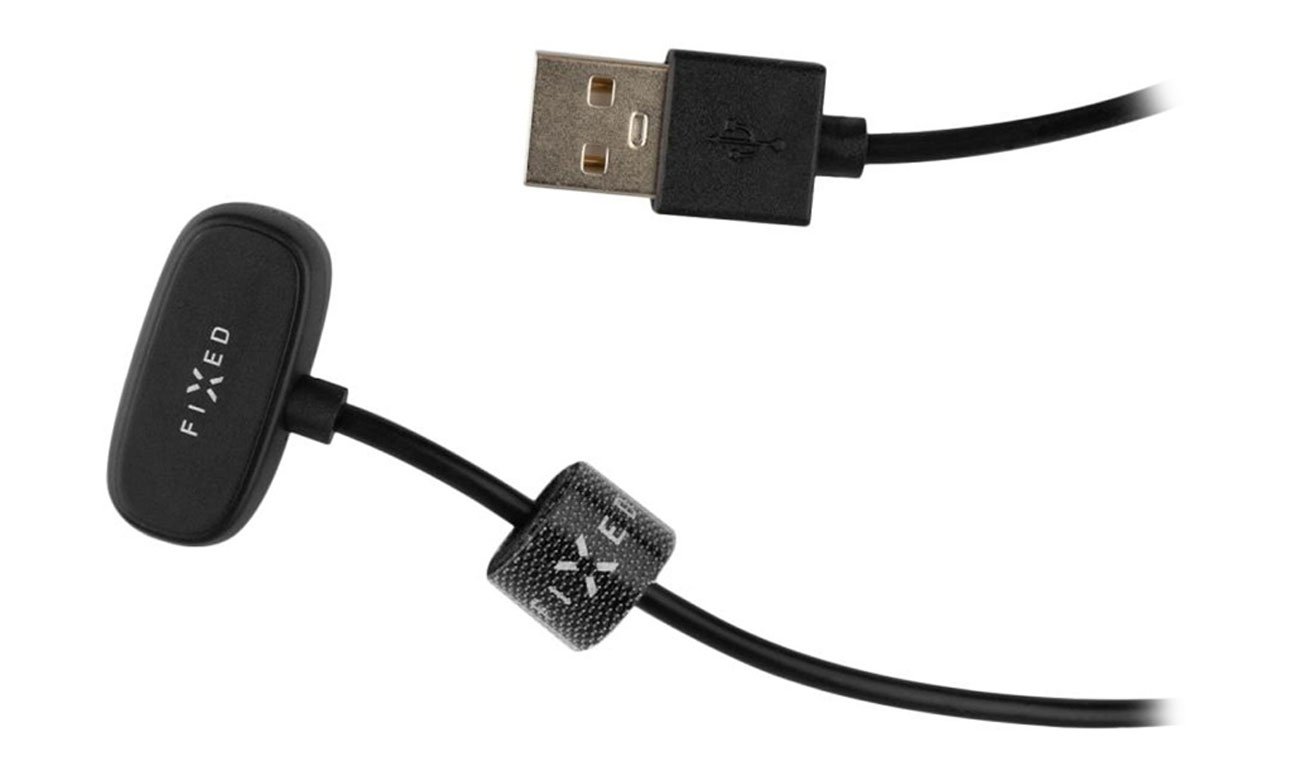 FIXED USB-A Charging Cable do Amazfit GTR 2 / GTS 2 black