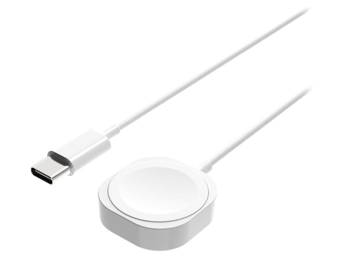 FIXED USB-C Charging Cable do Apple Watch white