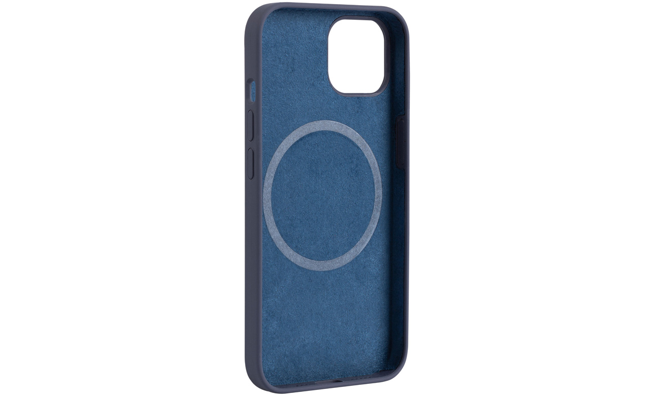 Etui FIXED MagFlow do Apple iPhone 13 Niebieskie - Widok od wewnątrz