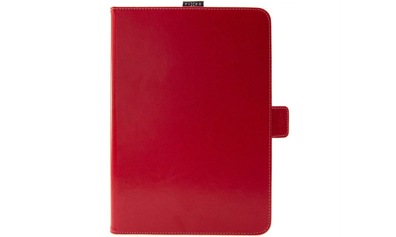 Etui FIXED Novel für Tablets 10,1'' Rot - Vorderansicht, geschlossen