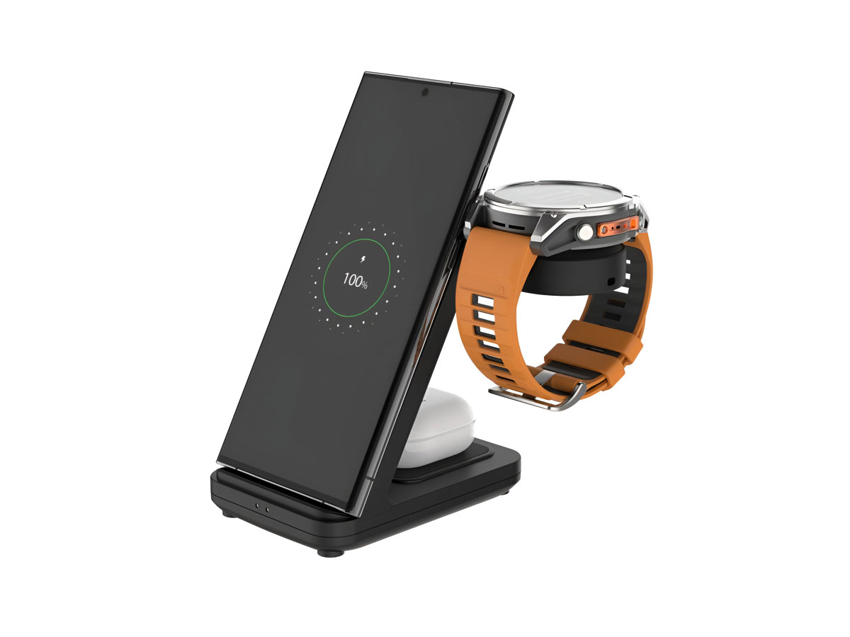 FIXED Ładowarka 3w1 Powerstation for Garmin 15W czarna