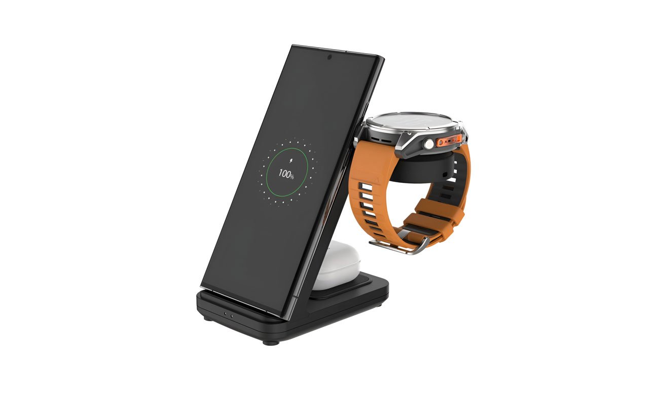 FIXED Ładowarka 3w1 Powerstation for Garmin 15W czarna