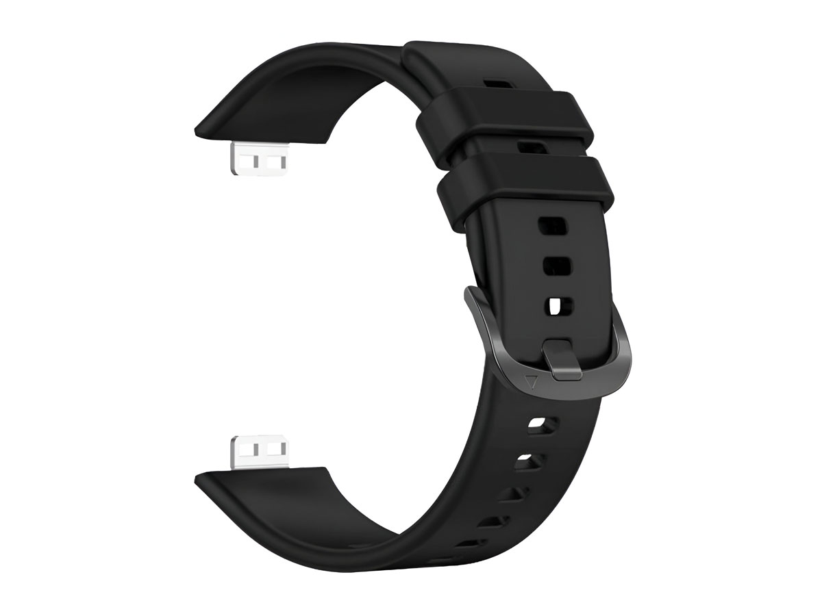 FIXED Silicone Strap for Huawei Watch FIT black