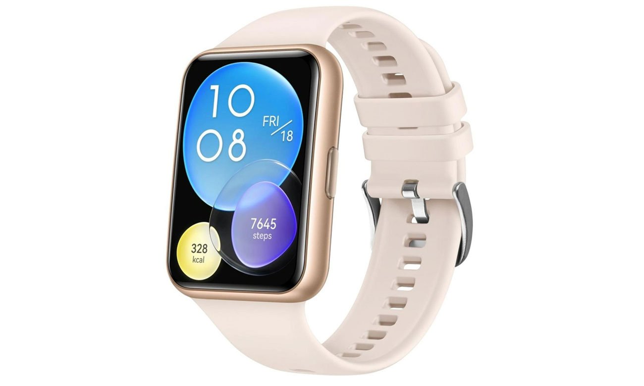 FIXED Silicone Strap for Huawei Watch FIT pink