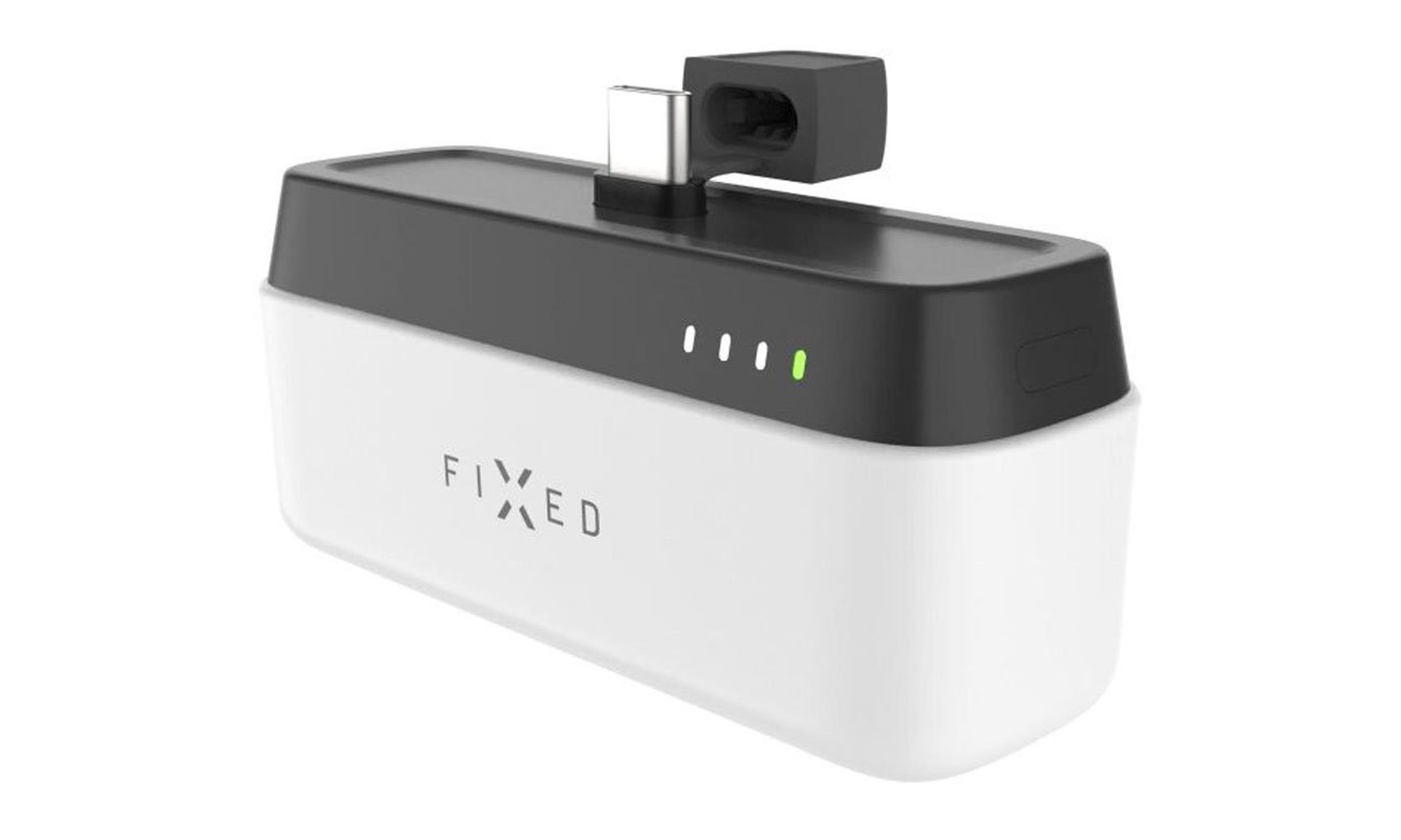 Powerbank FIXED Zen 5 Plug-in PD 20W 5000 mAh biały