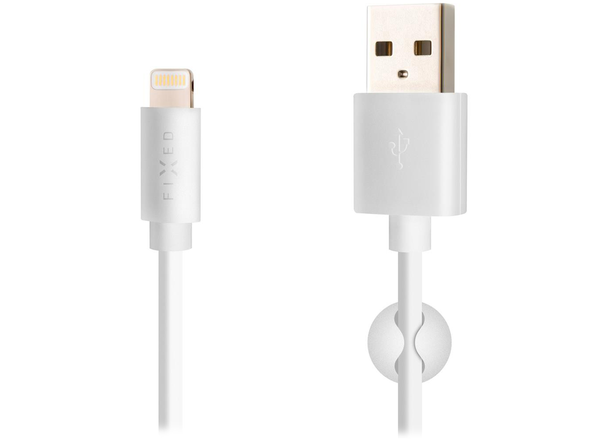 FIXED USB/Lightning-Kabel 1 m weiß