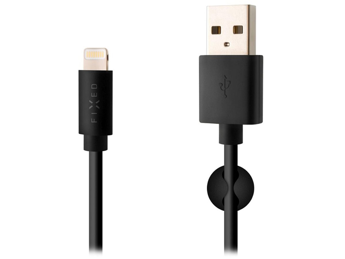 FIXED USB/Lightning-Kabel 2m schwarz