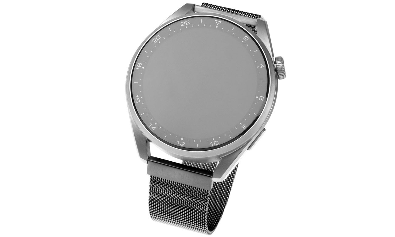 Pasek FIXED Mesh Strap do Smartwatch (22 mm) Black w użyciu