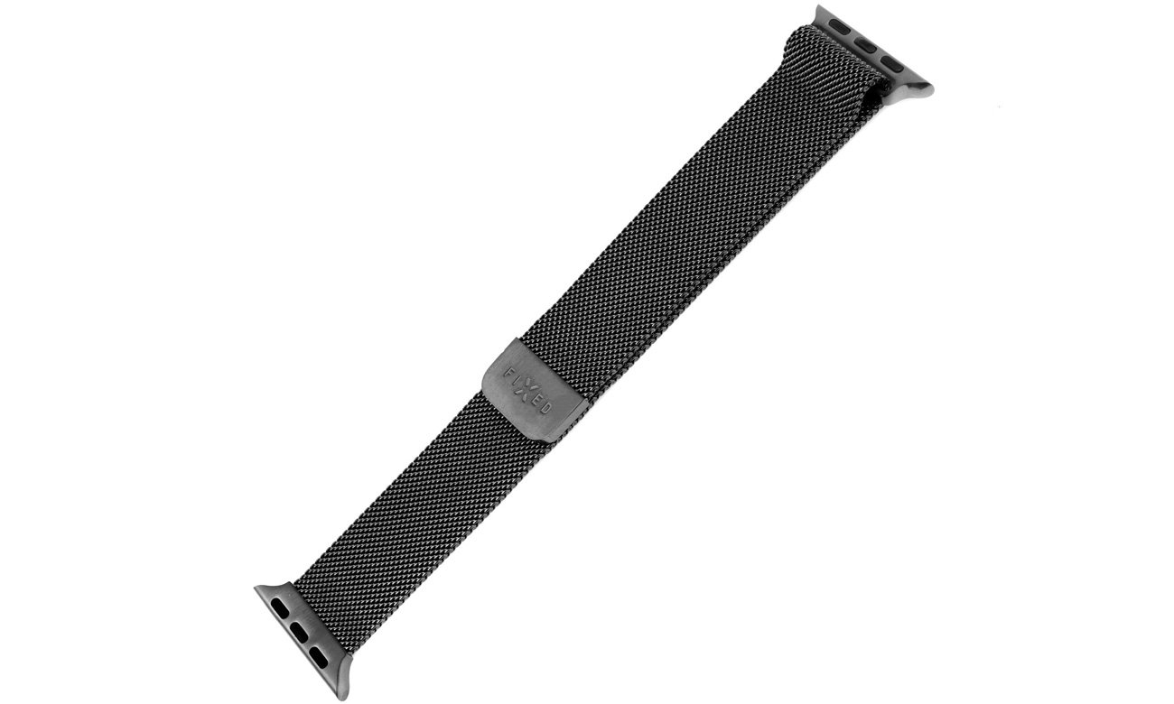 Pasek FIXED Mesh Strap do Apple Watch Black - Widok ogólny