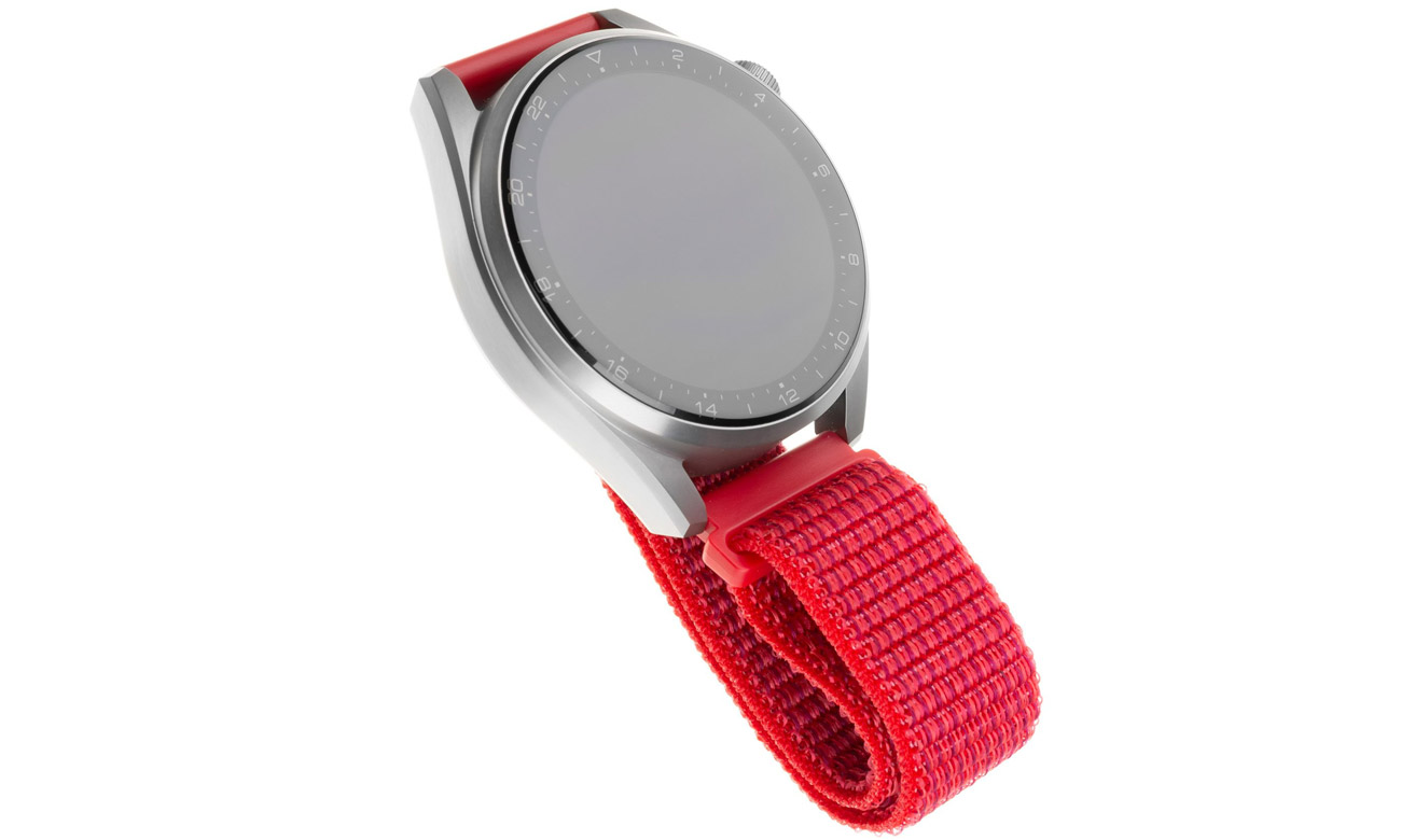 FIXED Nylon Strap für Smartwatch (20mm) breit rot