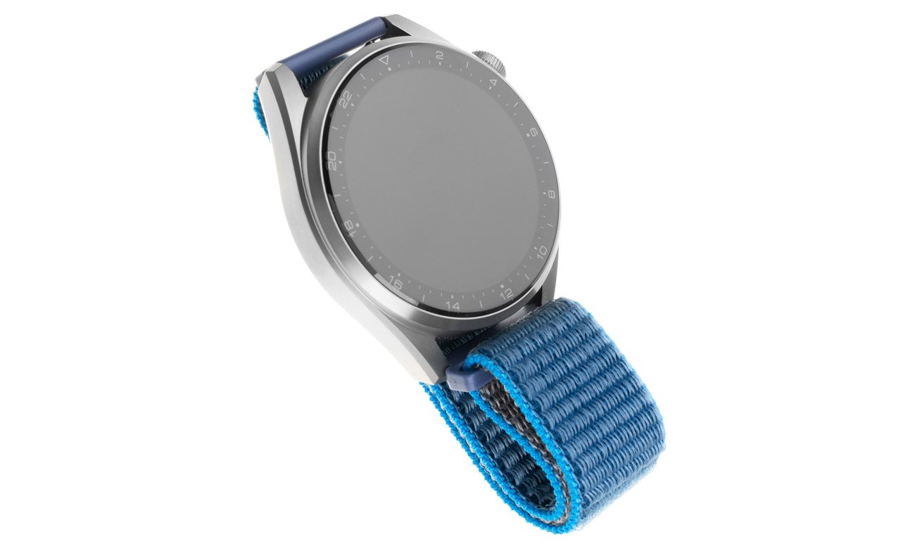 Pasek FIXED Nylon Strap do Smartwatch (20mm) wide dark blue