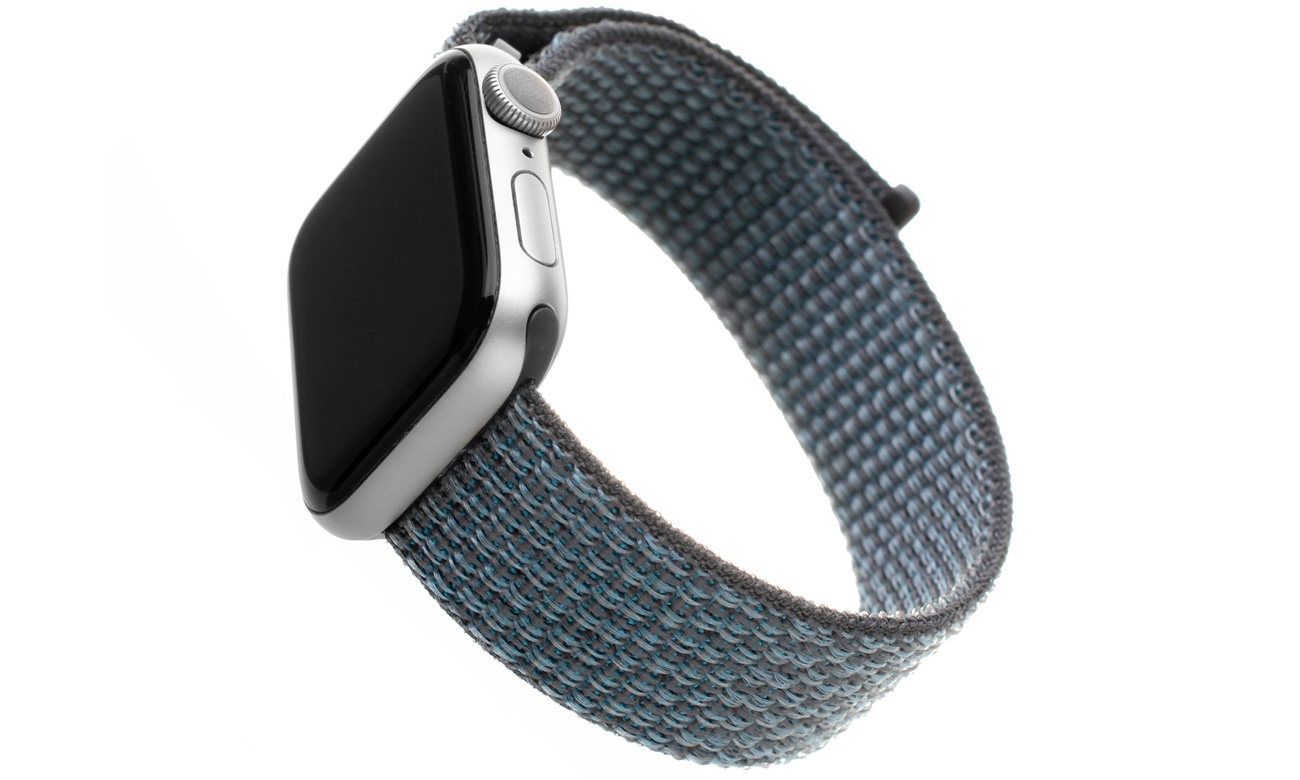 FIXED Nylon Strap für Apple Watch Dunkelgrau