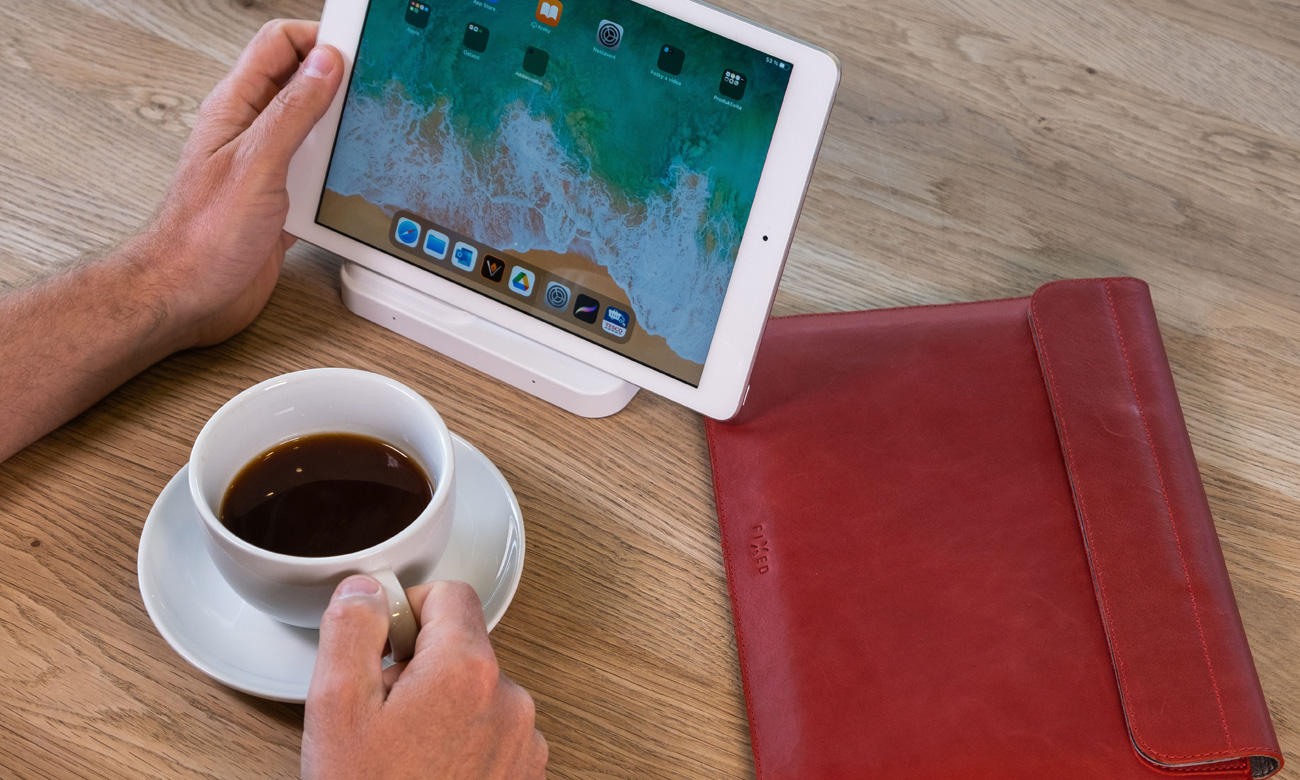 Skórzane etui FIXED Oxford do Apple iPad 11'' Czerwone - Elegancja dzięki prawdziwej skórze